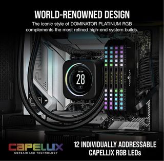 Memoria RAM Corsair Dominator Platinum DDR5 32GB