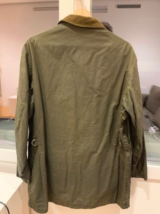 Chaqueta estilo Barbour verde, marca inglesa