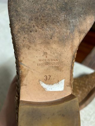 Botines Pons Quintana piel trenzada T.37