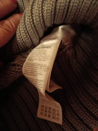 Chaleco Piel y Punto Cortefiel Talla L