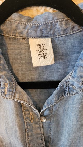 Vestido vaquero H&M Talla 40