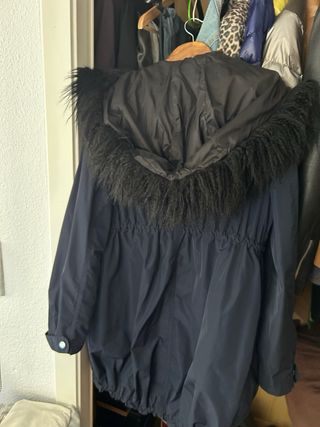 Parka Chaquetón Desmontable Azul