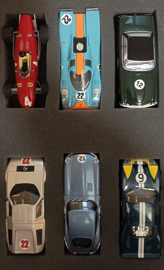 Maletín Scalextric Coches Míticos