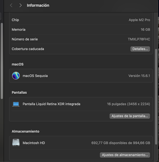 MacBook Pro 16 M2 2023