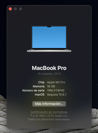 MacBook Pro 16 M2 2023