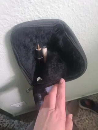 Taco de billar con estuche y tiza