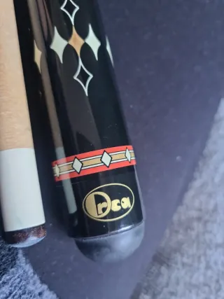 Taco de billar con estuche y tiza