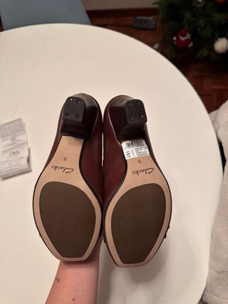 Zapatos de tacón Clarks marrones
