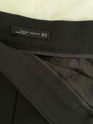 Shorts Zara azul marino Cremallera Lateral