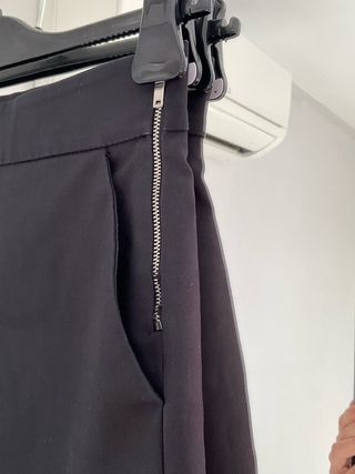 Shorts Zara azul marino Cremallera Lateral