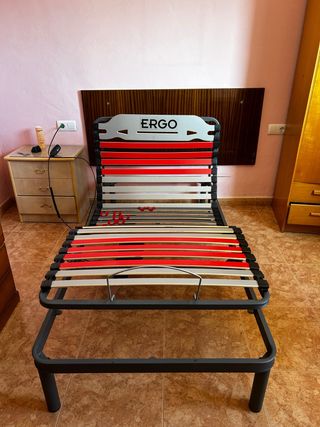Base Cama Articulada ERGO Metal y Madera