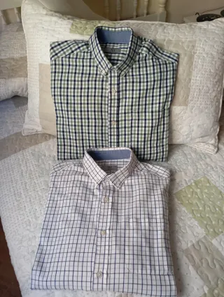 Conjunto Camisas de villela y Pantalón Talla L