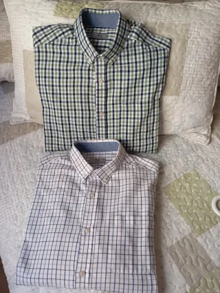 Conjunto Camisas de villela y Pantalón Talla L