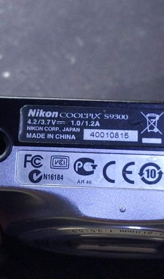 Cámara Nikon Coolpix S9300 Plata