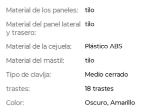 Guitarra Clásica Folk 38 Tilo