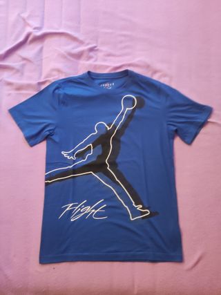Camiseta Nike Jordan Azul Niño T. 13-15