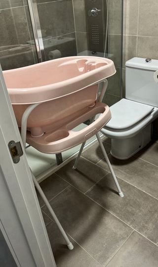 Bañera bebé BEBEJOU rosa