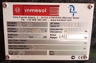 Generador 20Kws Lombardini Mod.LDW2204 Como nuevo