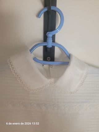 Vestido de comunión blanco roto