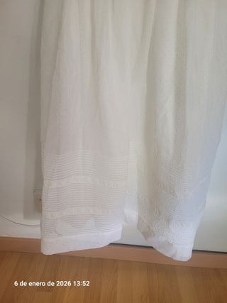 Vestido de comunión blanco roto