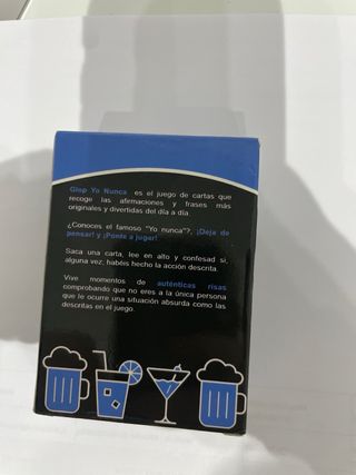 Juego de cartas GLOP Yo Nunca