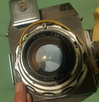 LINHOF Technika Press 23. Con Zeiss Planar 100mm
