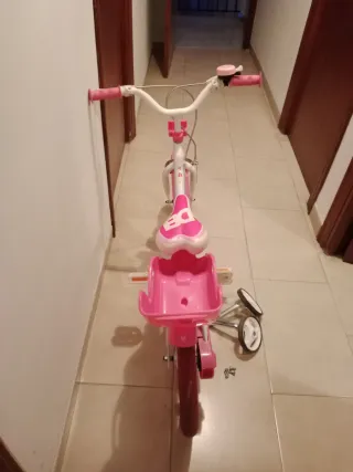 Bicicleta infantil unicornio 16 pulgadas