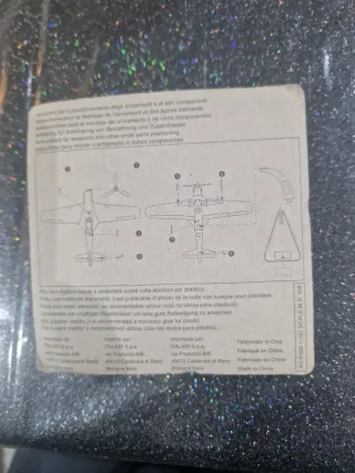 Modellino Aereo Fabbri Italeri Scala 1:100