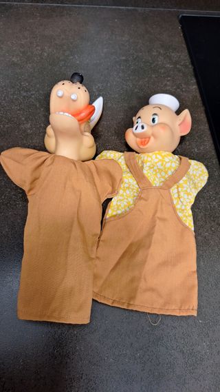 Marionetas 3 Cerditos y el lobo de Famosa