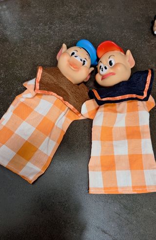 Marionetas 3 Cerditos y el lobo de Famosa