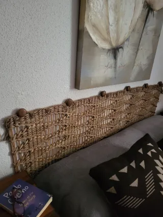 Cabecero Mimbre Artesanal a Medida