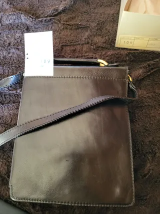 Borsello uomo in pelle nero