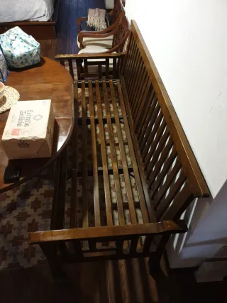 Sofá de madera para terraza