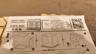 2 Puzzle 3D Caja Fuerte Madera