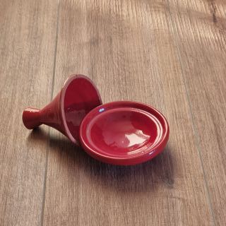Tajine Rosso Piccolo 12cm Fatto a Mano