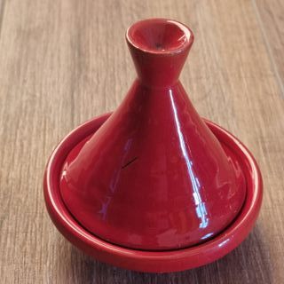 Tajine Rosso Piccolo 12cm Fatto a Mano