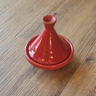 Tajine Rosso Piccolo 12cm Fatto a Mano
