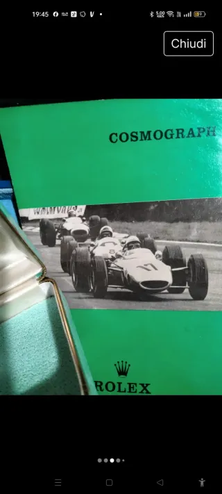 Scatola e brochure Rolex Daytona