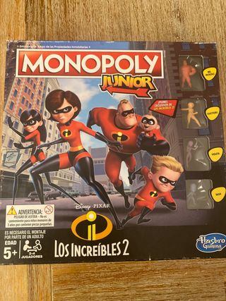 Monopoly Junior Los Increíbles 2 Hasbro Gaming