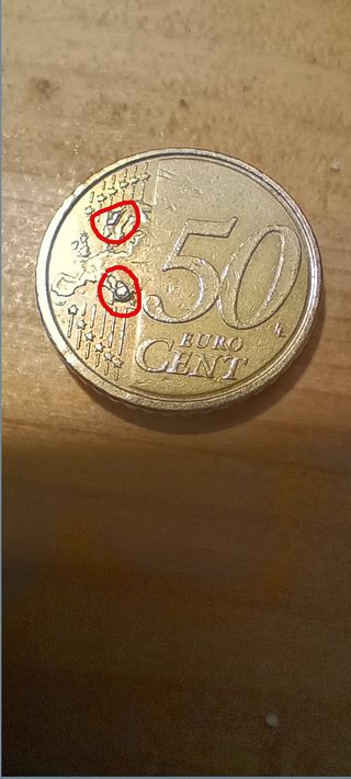 Moneda 50 Céntimos Euro Belga