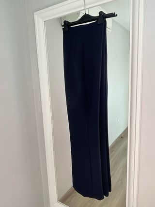 Pantalón Zara Talla S Azul