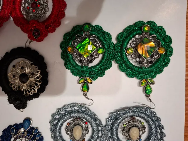 Orecchini fatti a mano