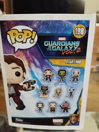 Caja Funko Pop Star-Lord 198