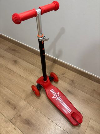 Patinete infantil 3 ruedas rojo