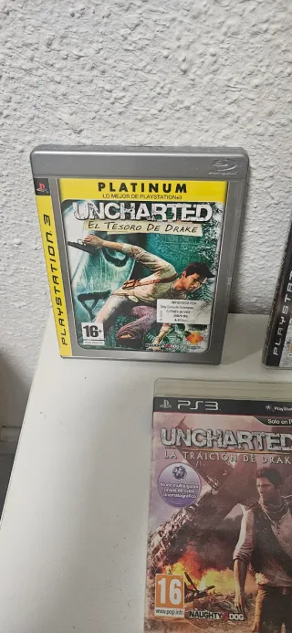 Saga Uncharted PS3 (El Tesoro de Drake, 2, 3)