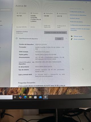 Caja PC sobremesa negra