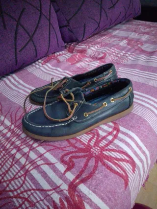 Zapatos náuticos niño azul marino