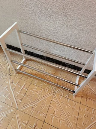 Zapatero extensible metal y madera