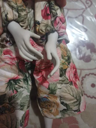 Arlequín de Porcelana Antiguo 45cm