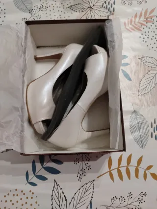 Zapatos de Novia Tacon Blanco